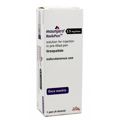 MOUNJARO 2.5 MG / 0.5 ML ( TIRZEPATIDE ) FOR SUBCUTANEOUS INJECTION — PRE-FILLED PEN